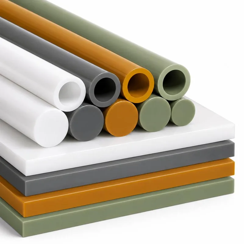 Semilavorati in PTFE politetrafluoroetilene Teflon bianco, grigio, beige bronzo e verde — lastra, tondo e tubo Vendita PTFE Teflon politetrafluoroetilene — lastre, tondi e tubi bianco, nero, beige e verde, pronta consegna